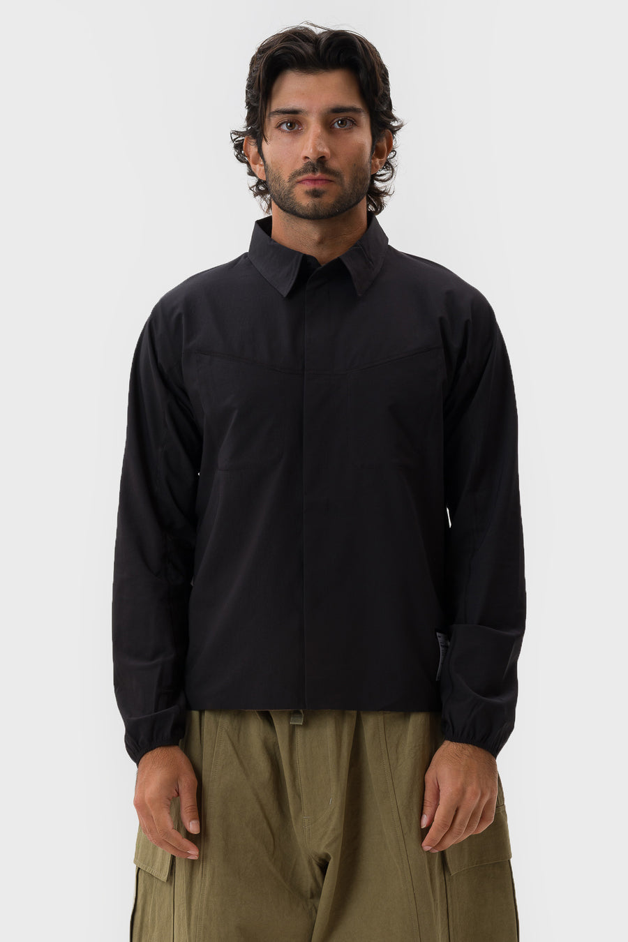 Satisfy AmbientWarp™ River Shirt in Black - Notre