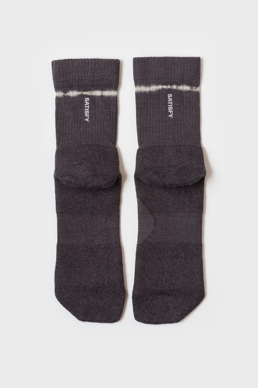 Merino Nylon Tube Sock in Black Tie Dye