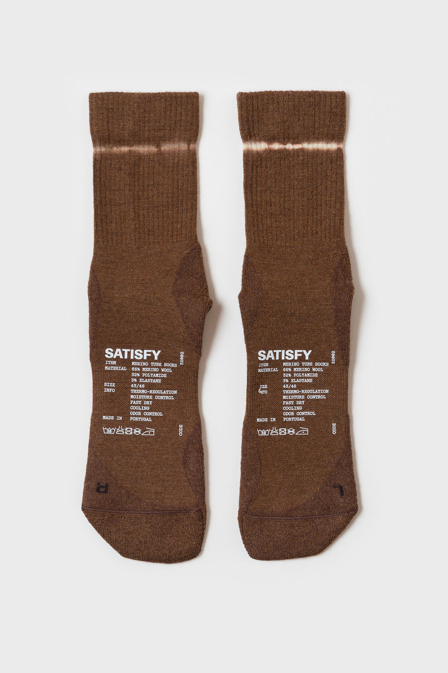 Merino Nylon Tube Sock in Rocky Road Tie Dye