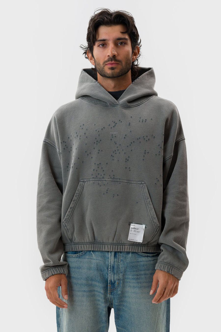 Satisfy MothTech™ Hoodie in Faded Black - Notre