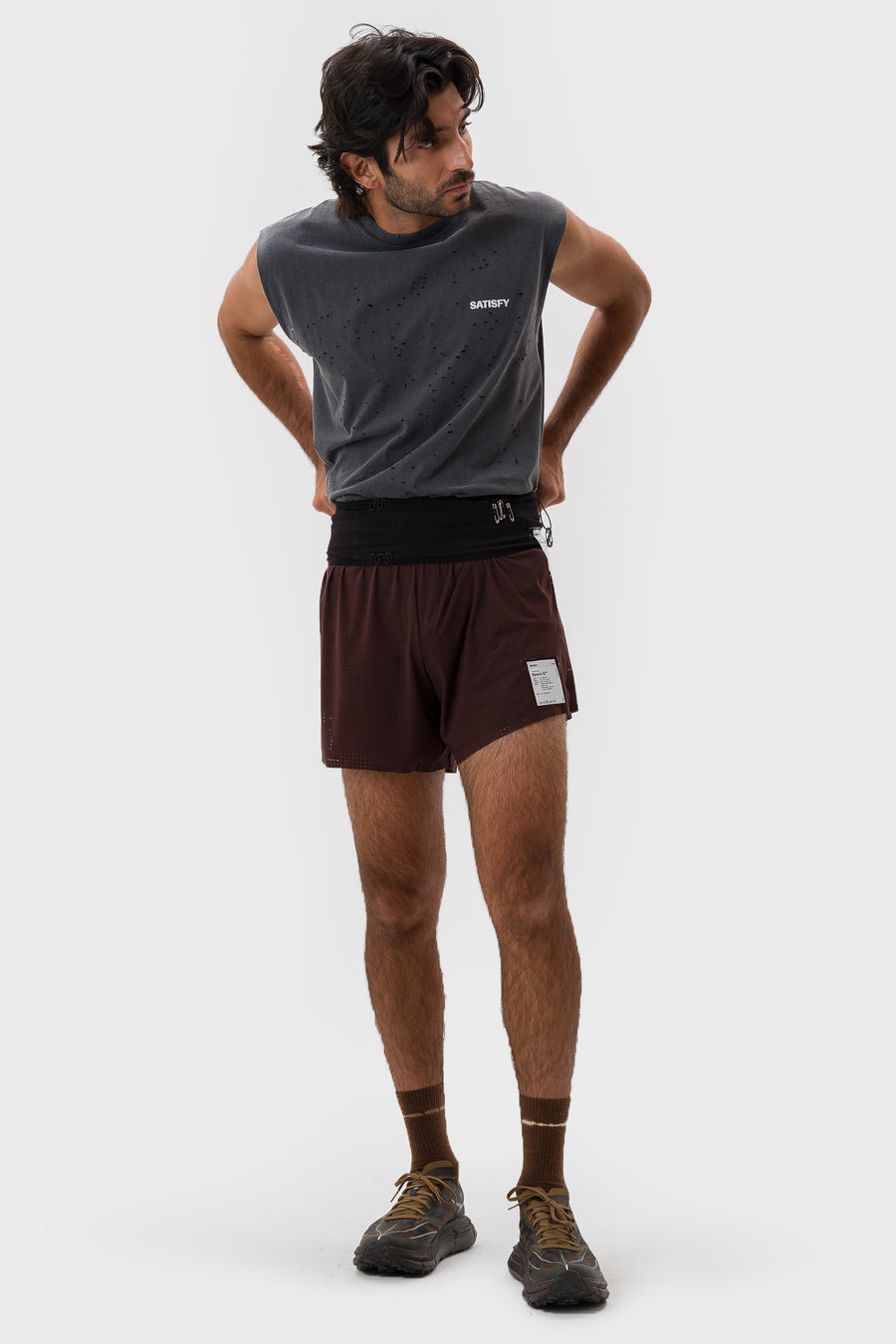 Satisfy Space‑O™ 5" Short in Deep Mahogany - Notre