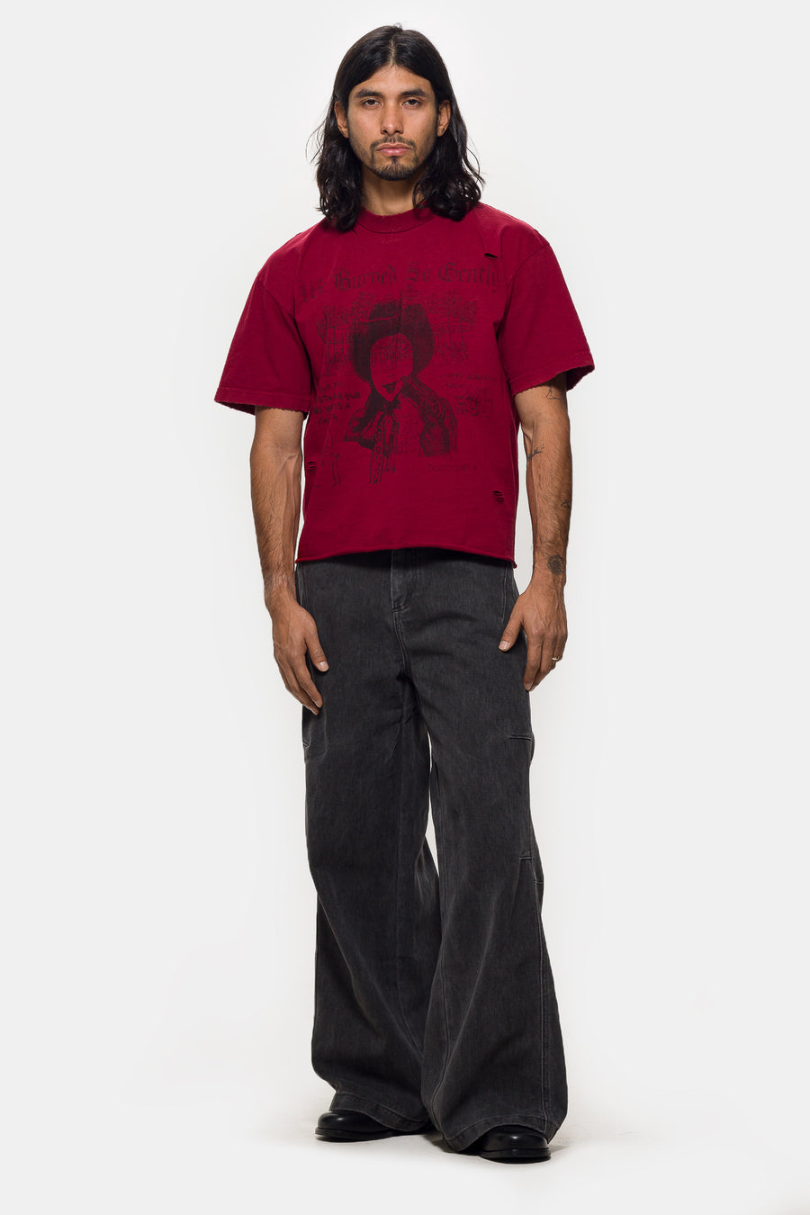 Just Remember T-Shirt in Faded Red