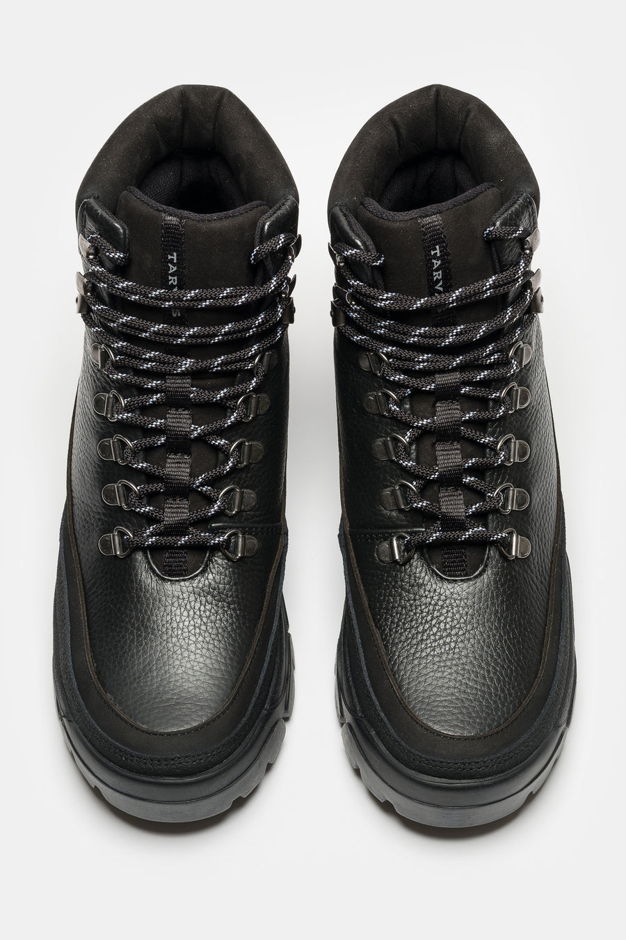 Tarvas Easy Hiker High Boot in Black Leather - Notre