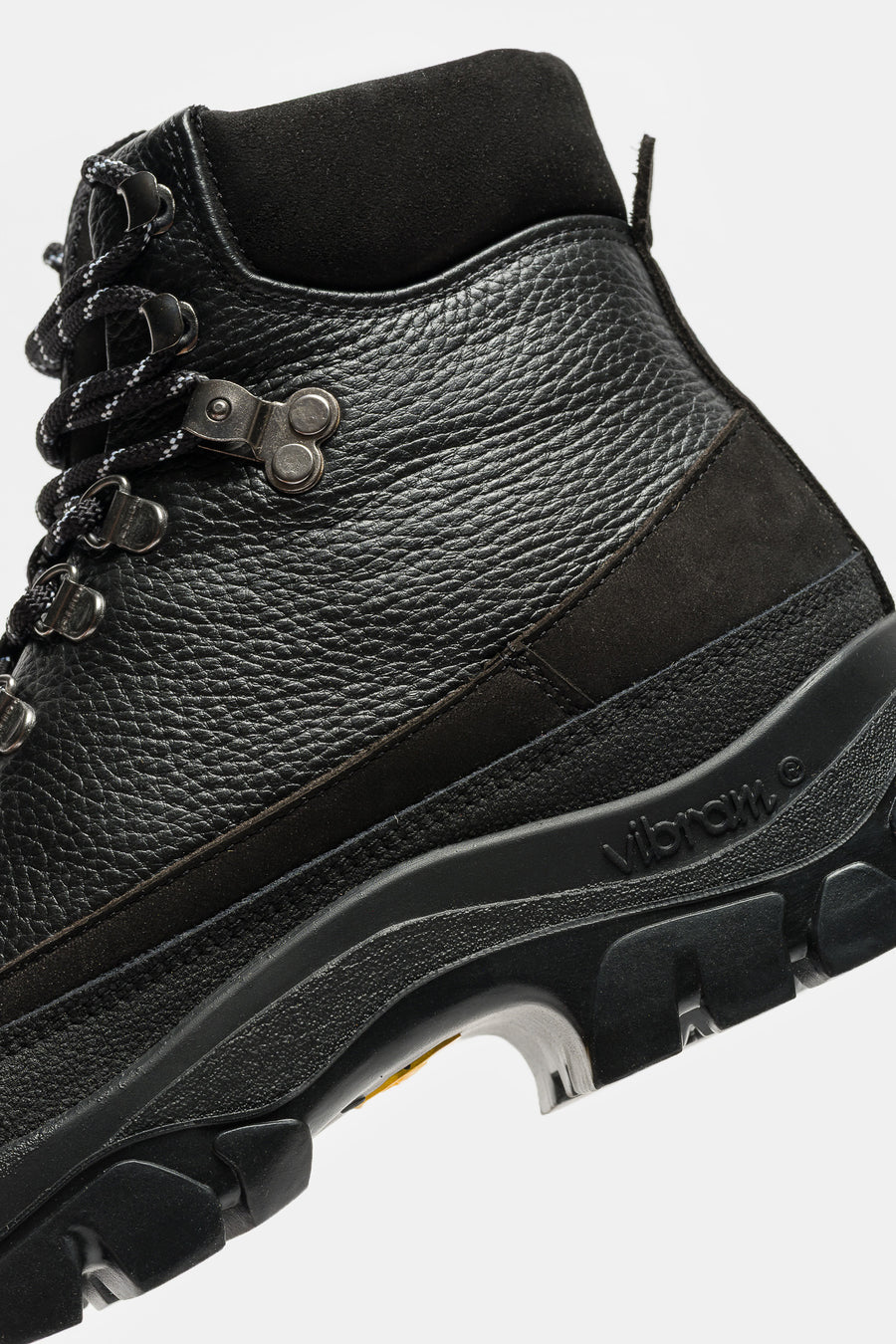 Tarvas Easy Hiker High Boot in Black Leather - Notre