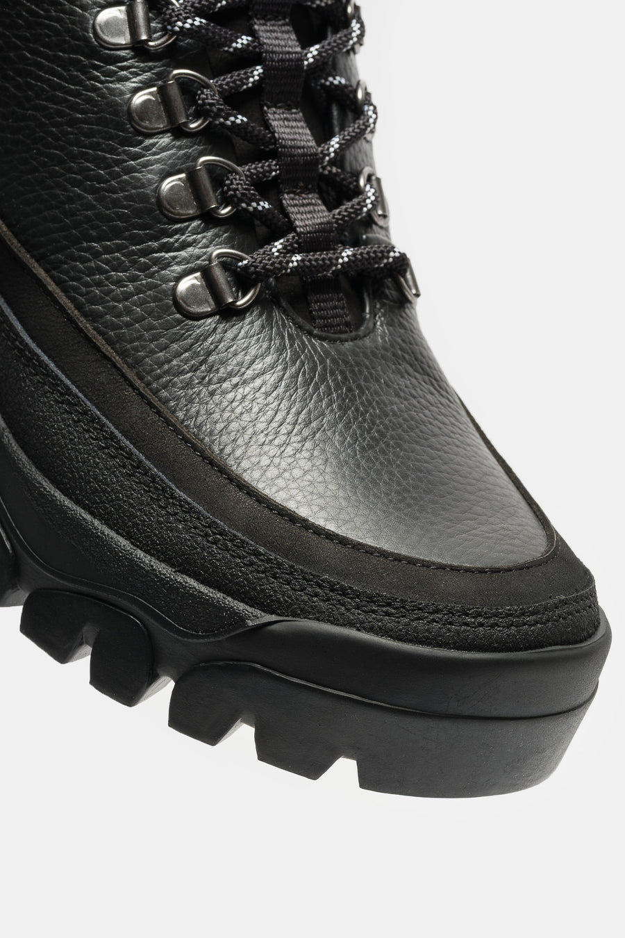 Tarvas Easy Hiker High Boot in Black Leather - Notre