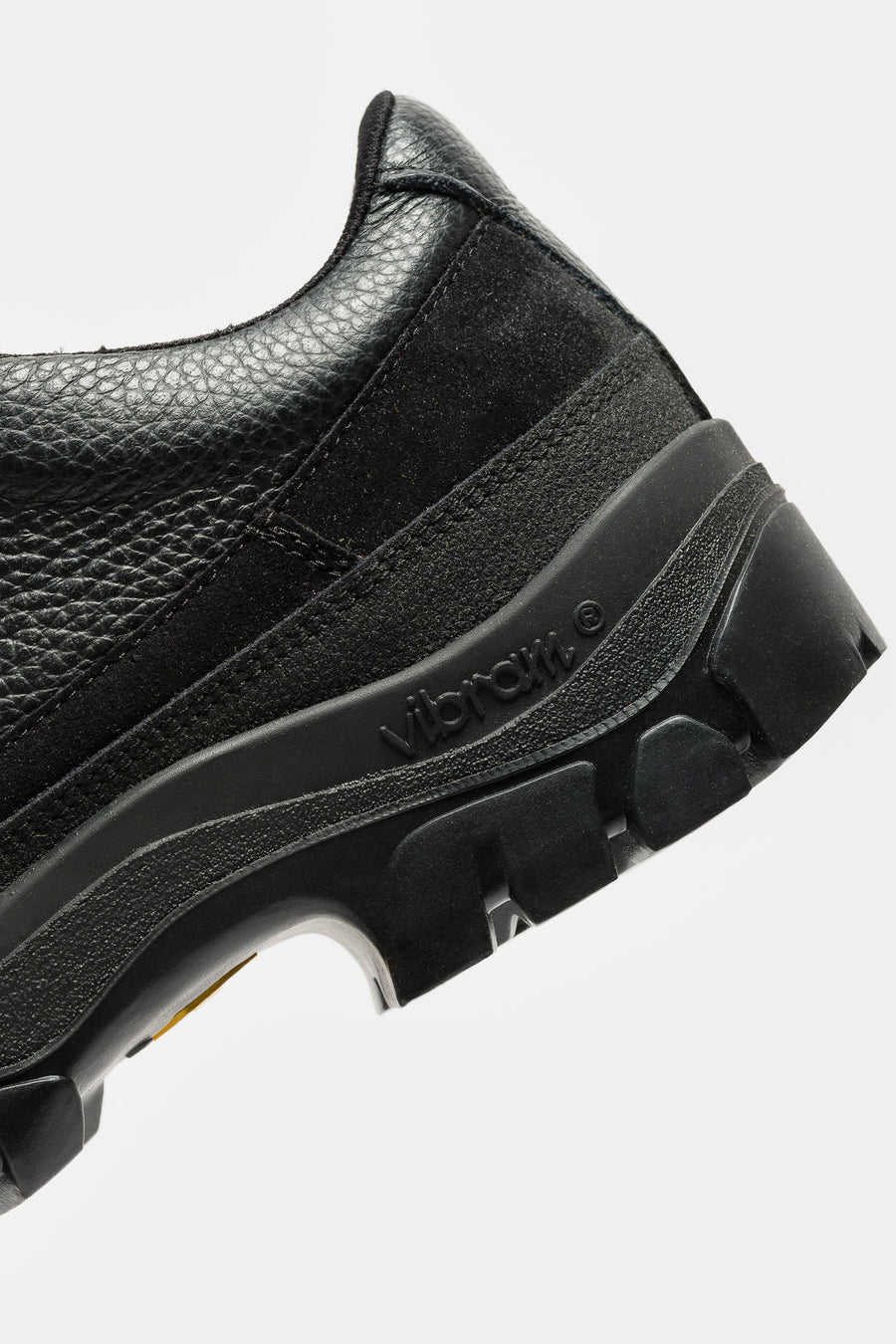 Tarvas Easy Hiker Shoe in Black Leather - Notre