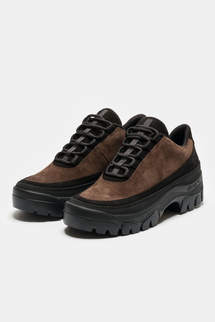 Tarvas Easy Hiker Shoe in Dark Brown Suede - Notre