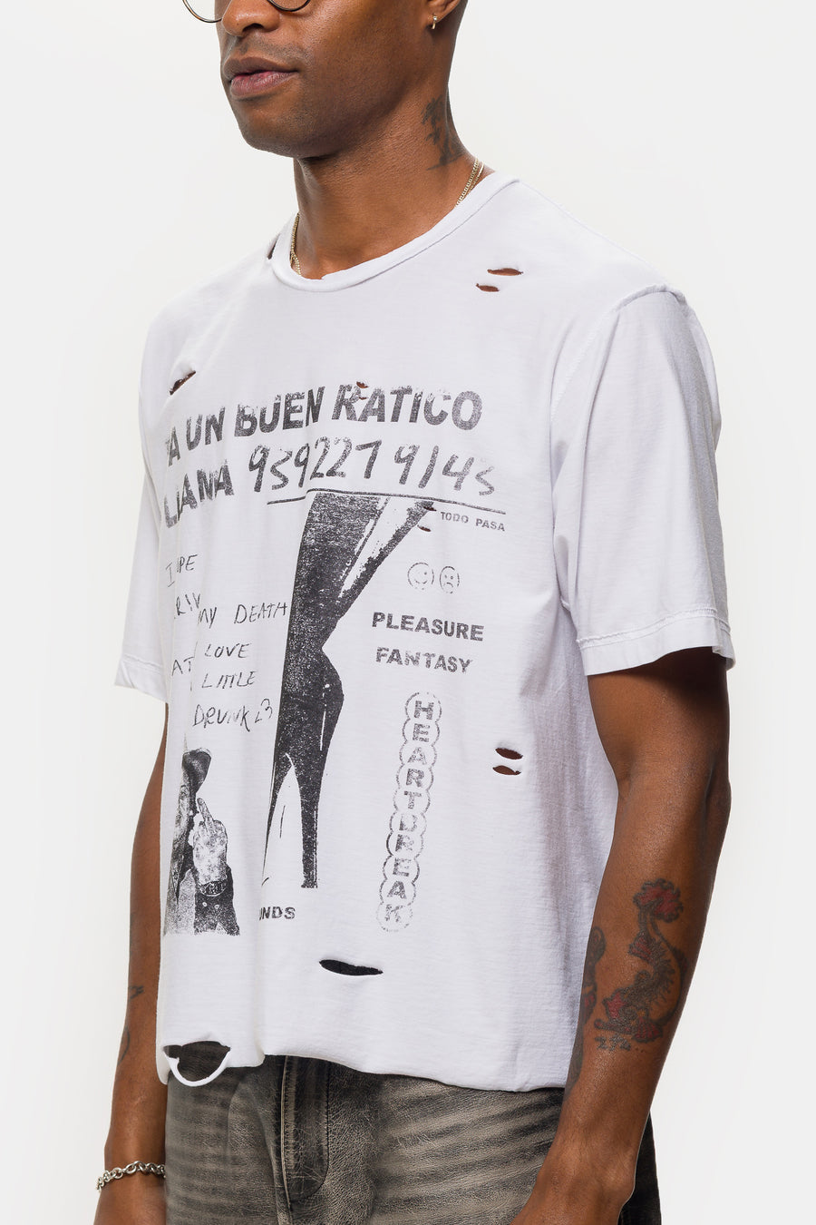 TODO PASA Buen Ratico T-Shirt in White - Notre