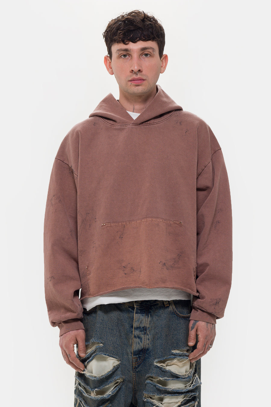 TODO PASA Drifter Hooded Sweatshirt in Clay - Notre