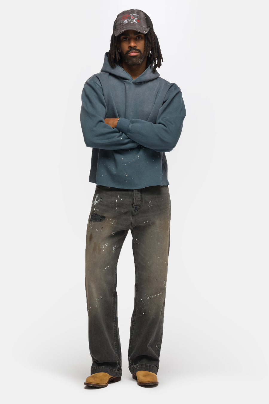 TODO PASA Drifter Hoodie in Navy - Notre