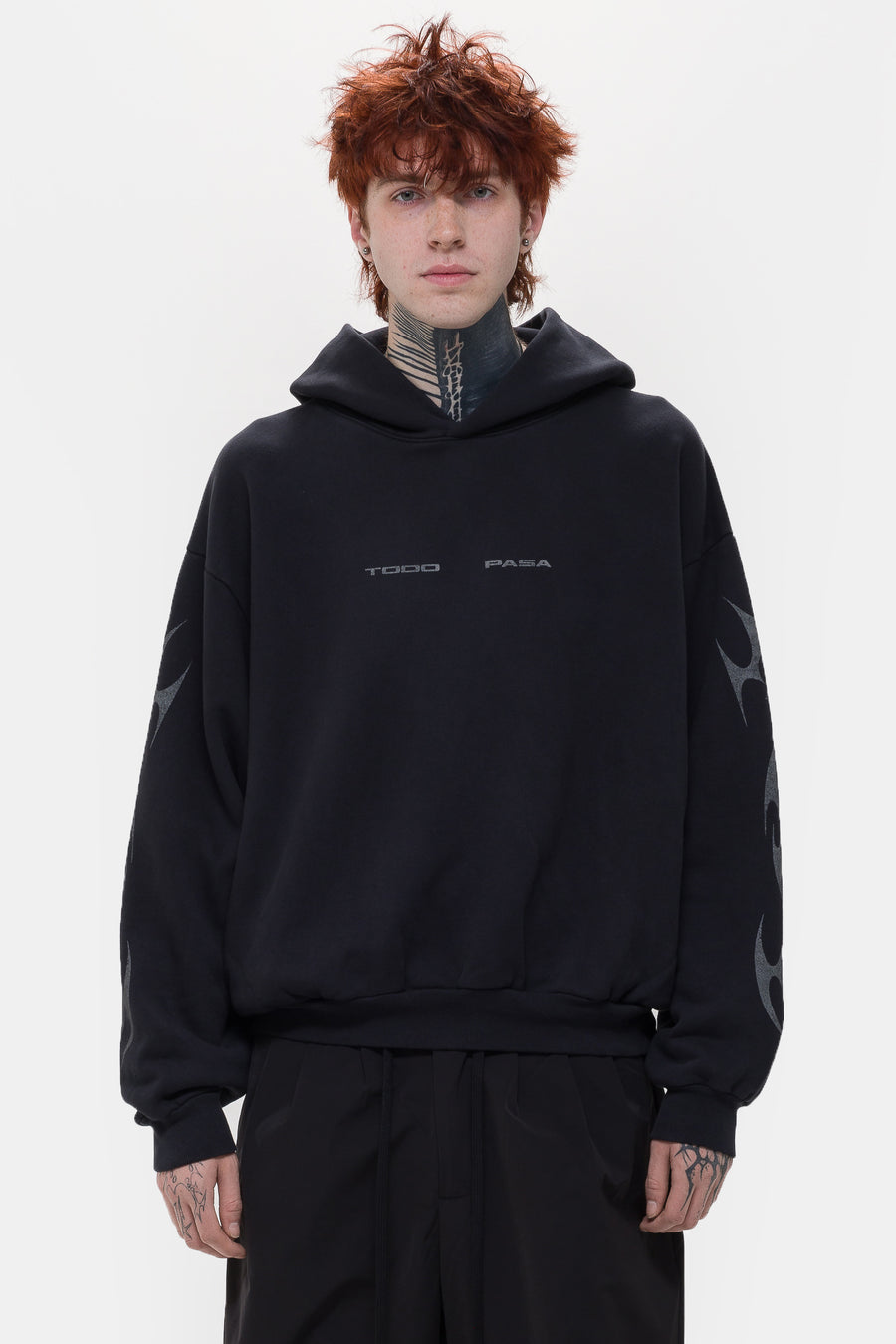 TODO PASA Throttle Hooded Sweatshirt in Black - Notre