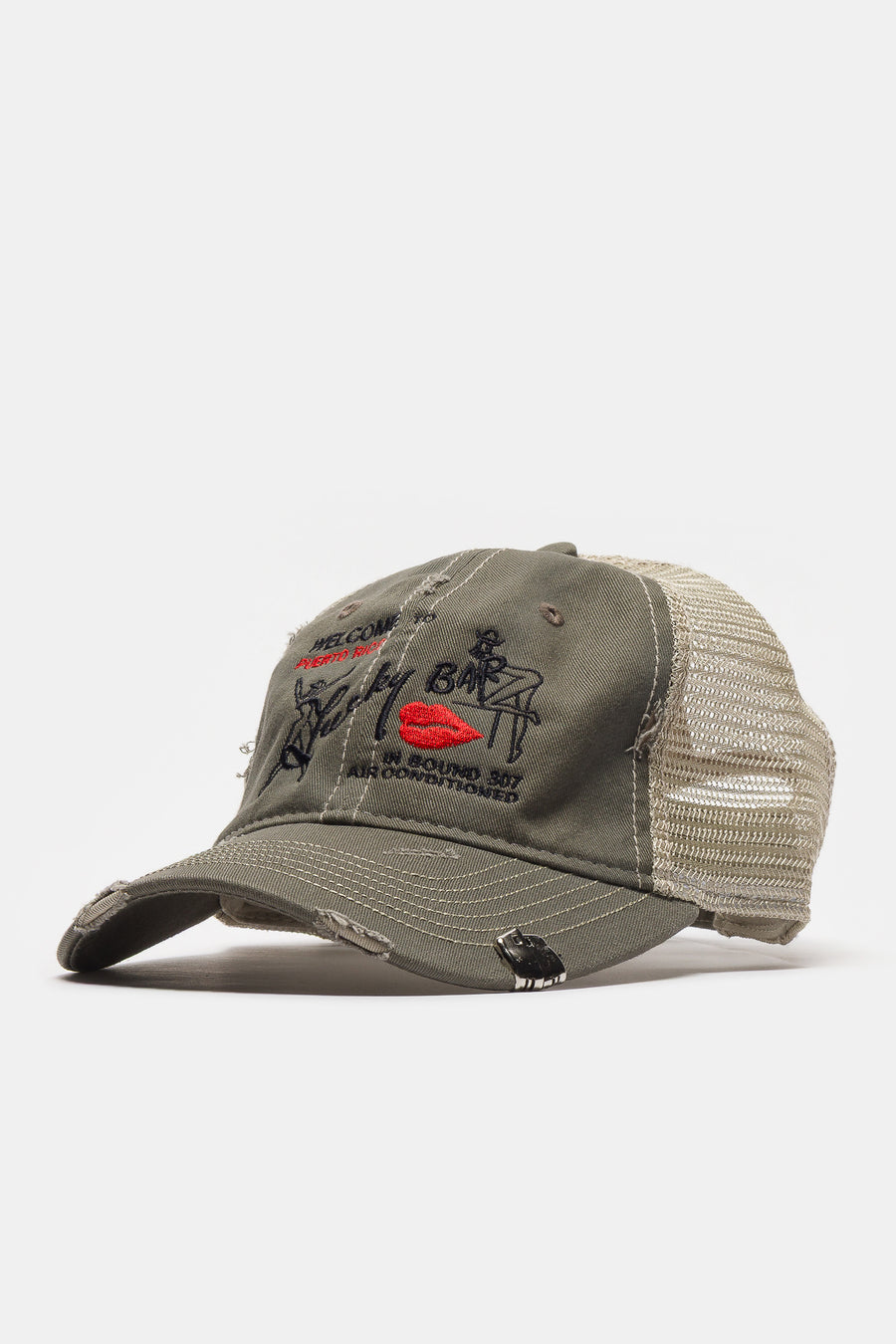 TODO PASA Lucky Bar Hat in Tan/Olive - Notre
