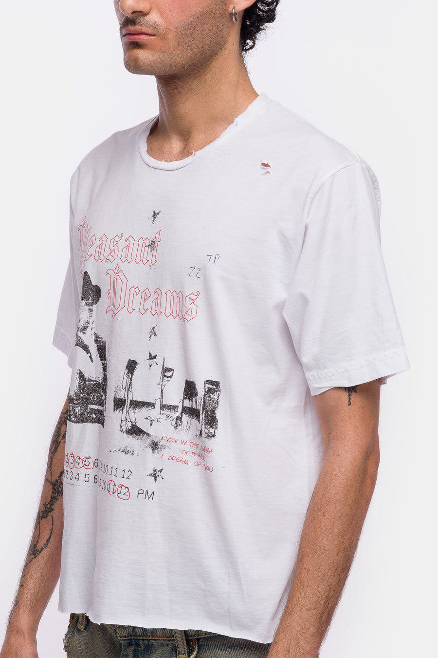 TODO PASA Pleasant Dreams T-Shirt in White - Notre