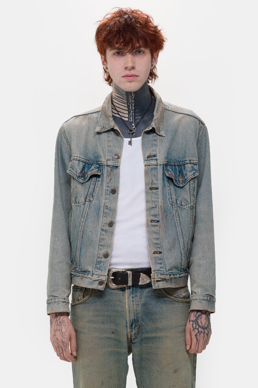 TODO PASA Resurgence Denim Jacket in Aged Light Blue - Notre