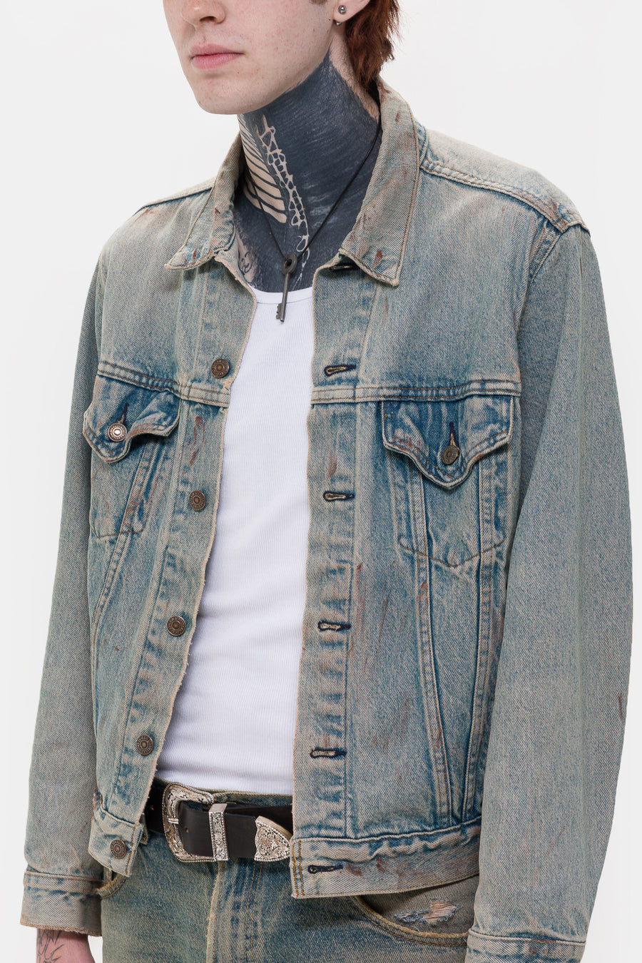 TODO PASA Resurgence Denim Jacket in Aged Light Blue - Notre