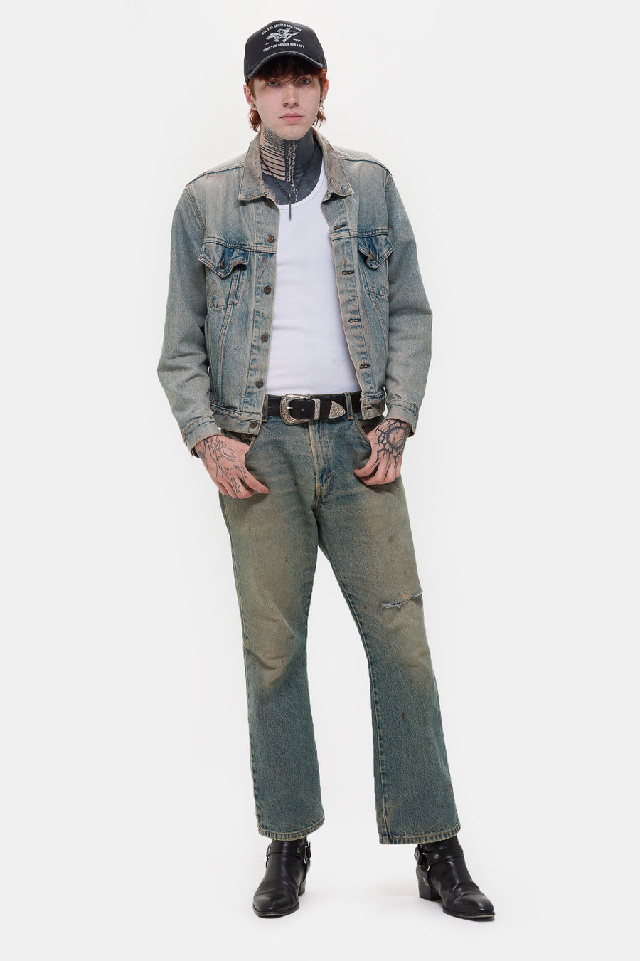 TODO PASA Resurgence Denim Jacket in Aged Light Blue - Notre