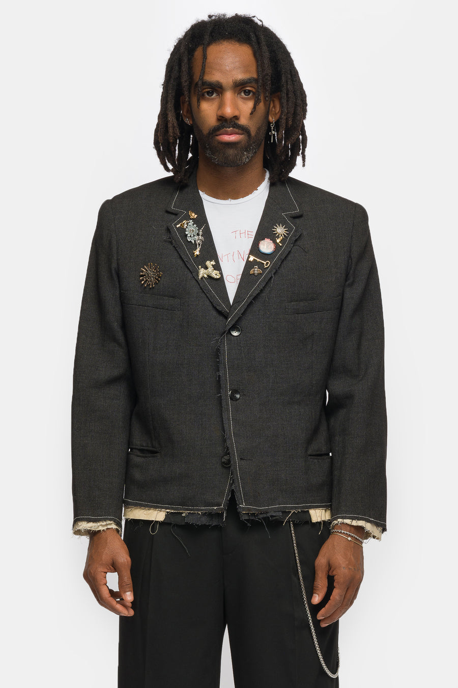 TODO PASA Sol Clavo Jacket in Dark Grey - Notre