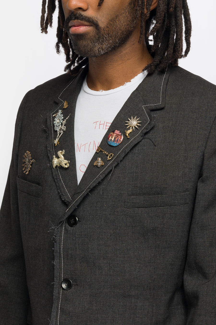 TODO PASA Sol Clavo Jacket in Dark Grey - Notre