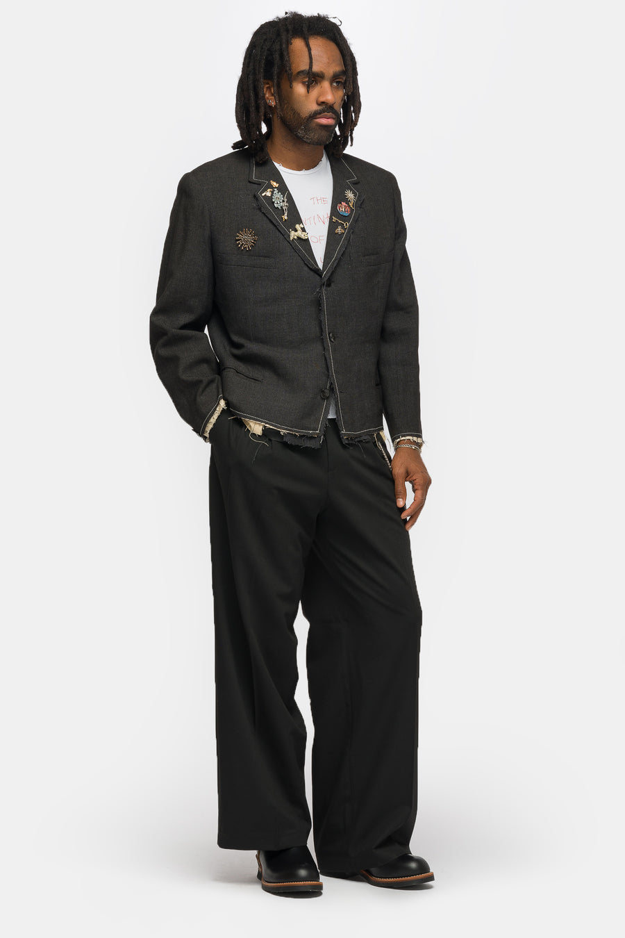 TODO PASA Sol Clavo Jacket in Dark Grey - Notre