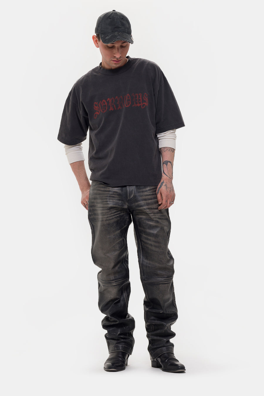 TODO PASA Sorrows T-Shirt in Vintage Black - Notre