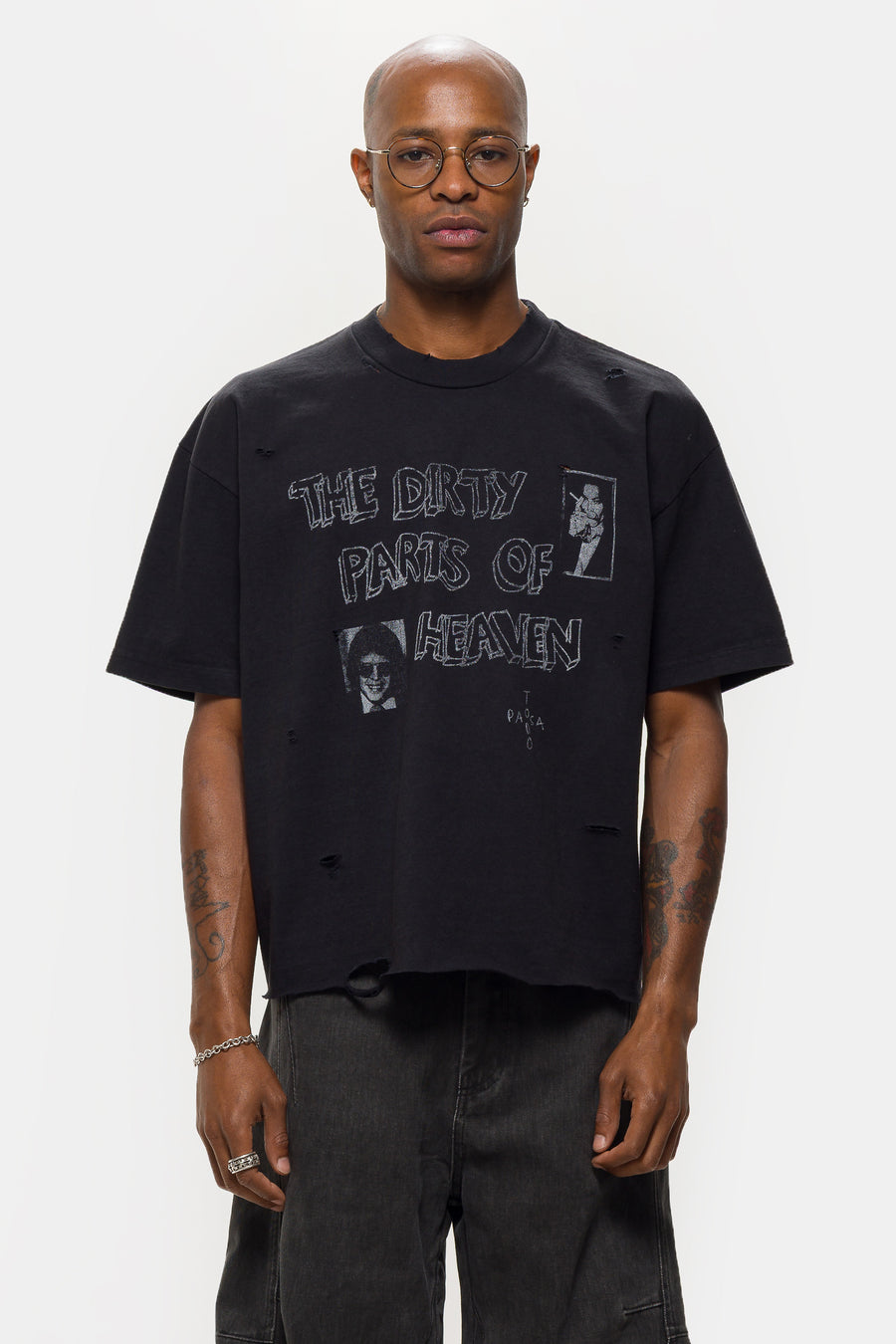 TODO PASA The Dirty Parts Of Heaven T-Shirt in Black - Notre