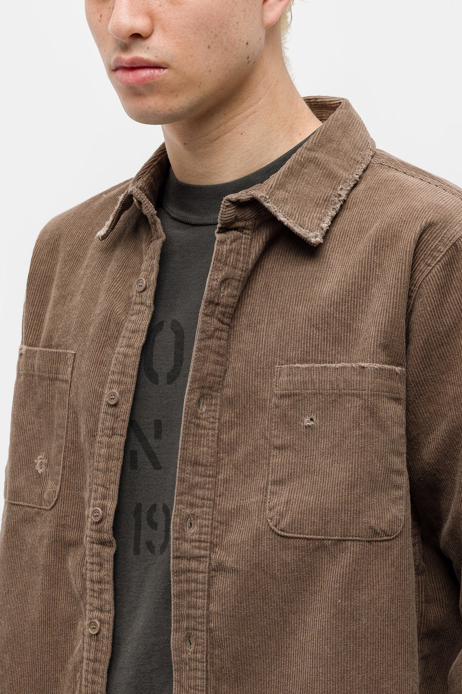 TODO PASA Western Button Up Shirt in Brown - Notre