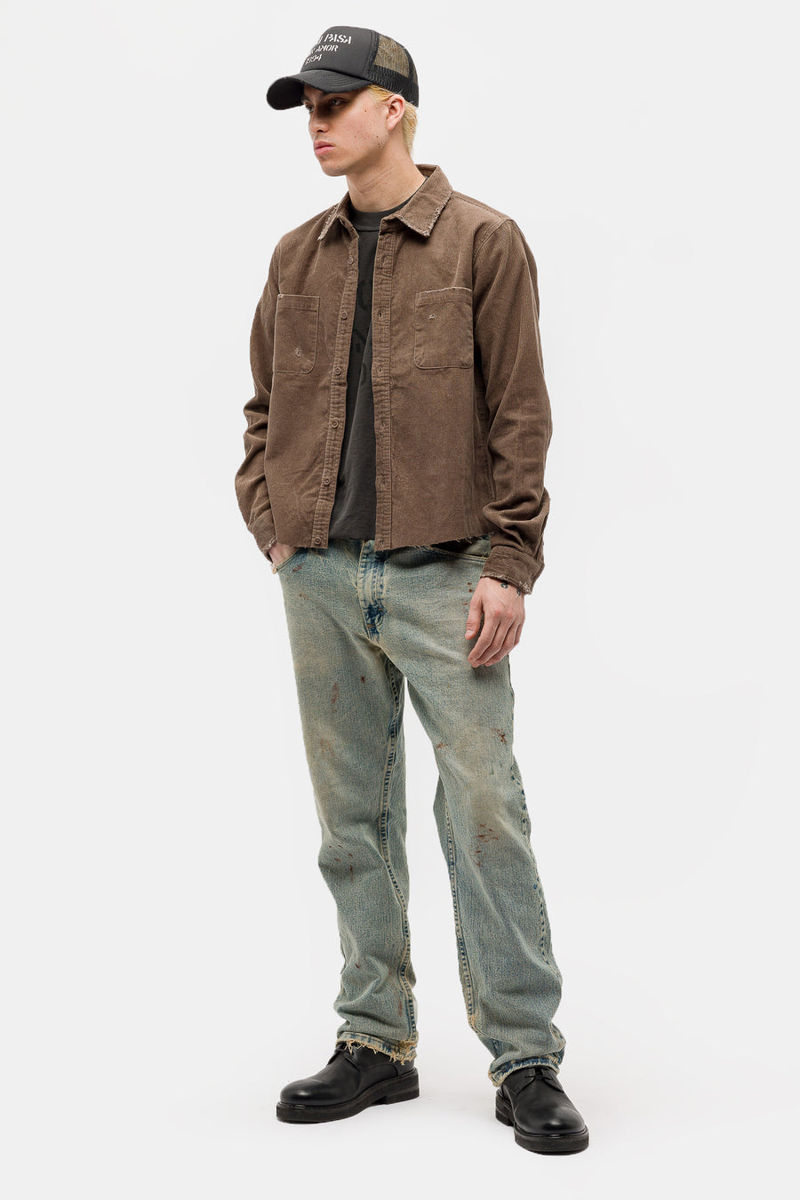 TODO PASA Western Button Up Shirt in Brown - Notre