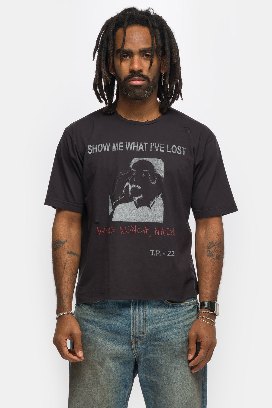 TODO PASA What Have I Lost T-Shirt in Black - Notre