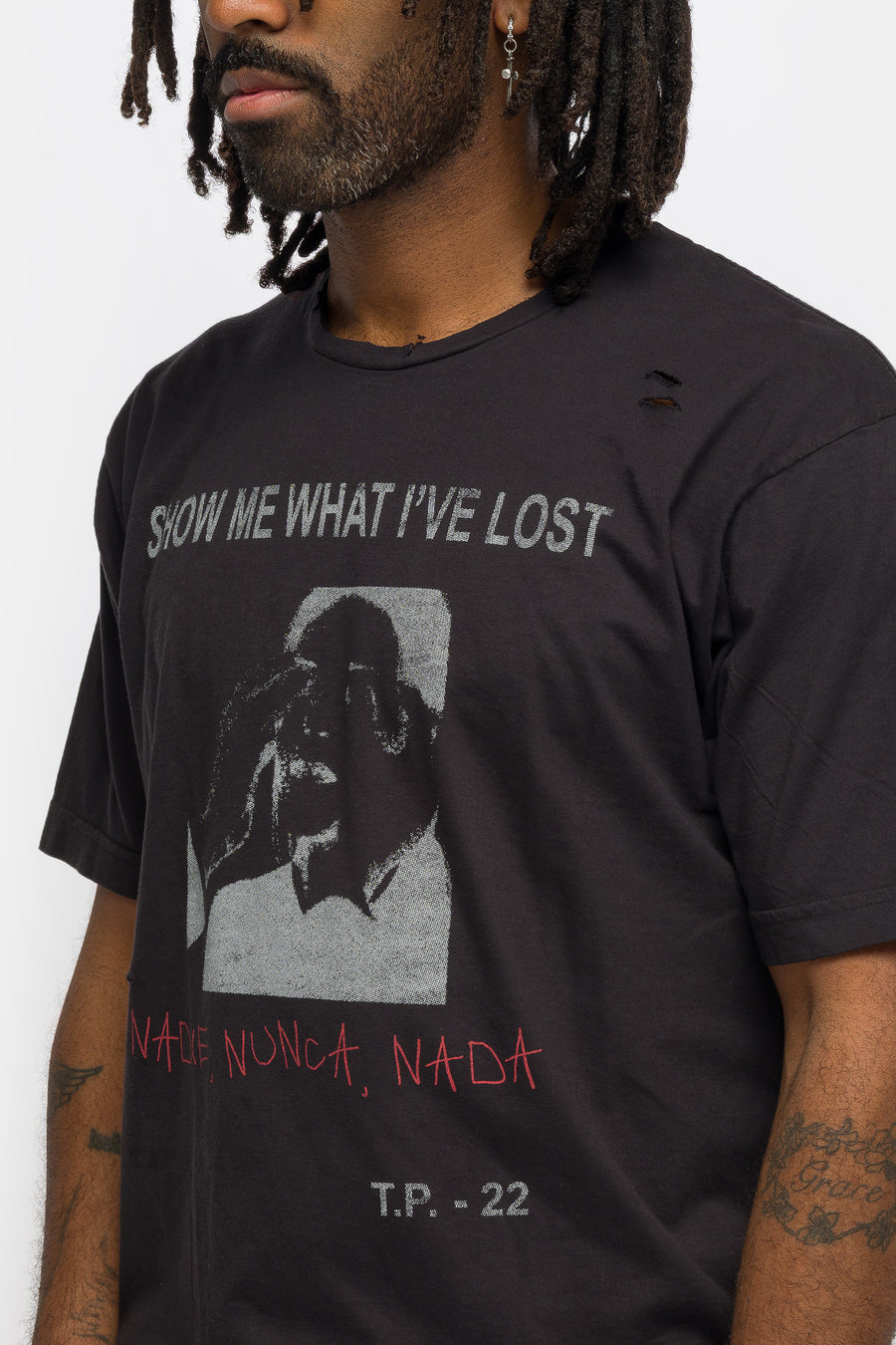 TODO PASA What Have I Lost T-Shirt in Black - Notre