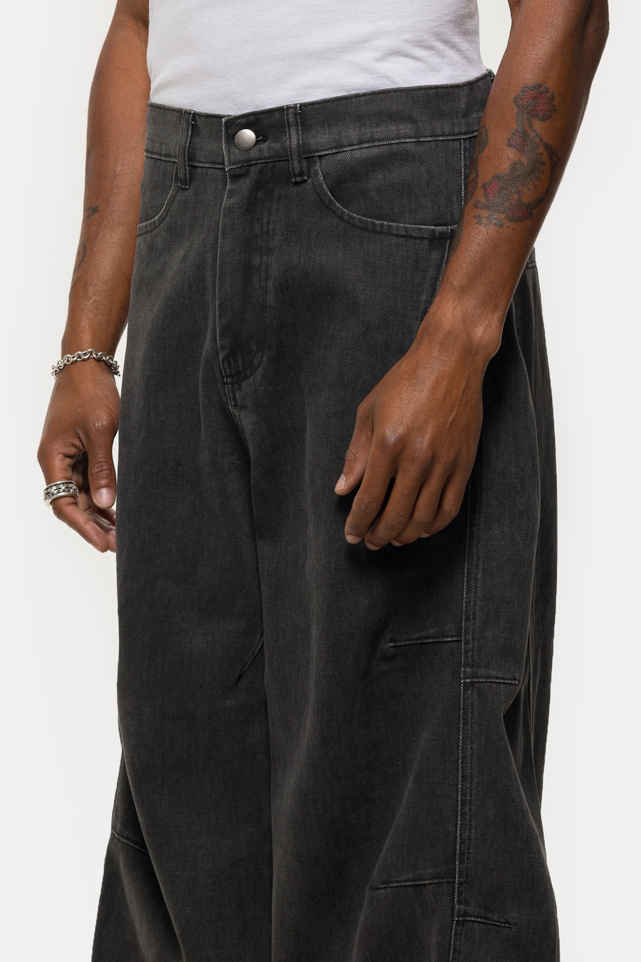 TODO PASA Rancho Denim Jean in Black - Notre