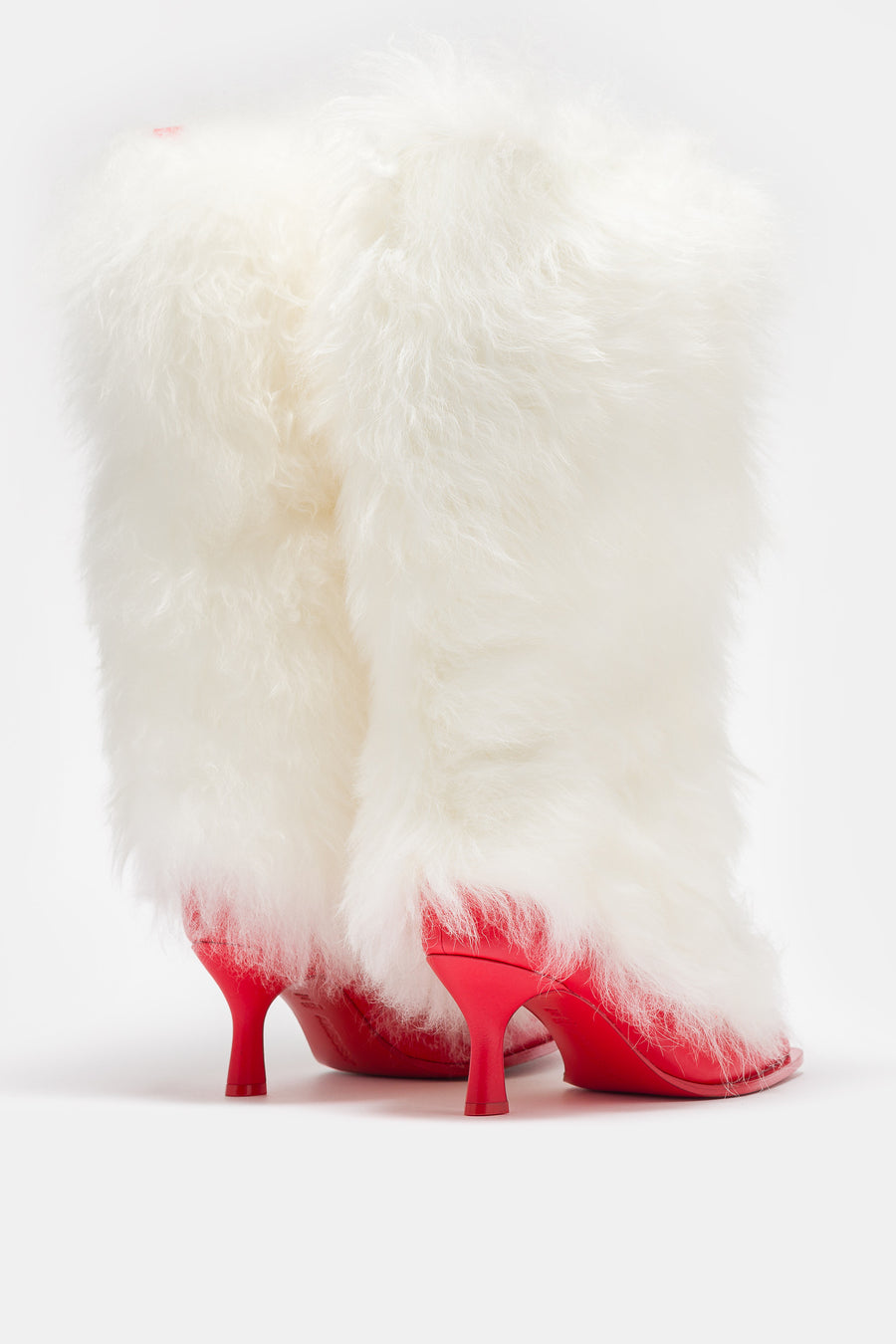 UGG Ambush Heel in White/Red - Notre