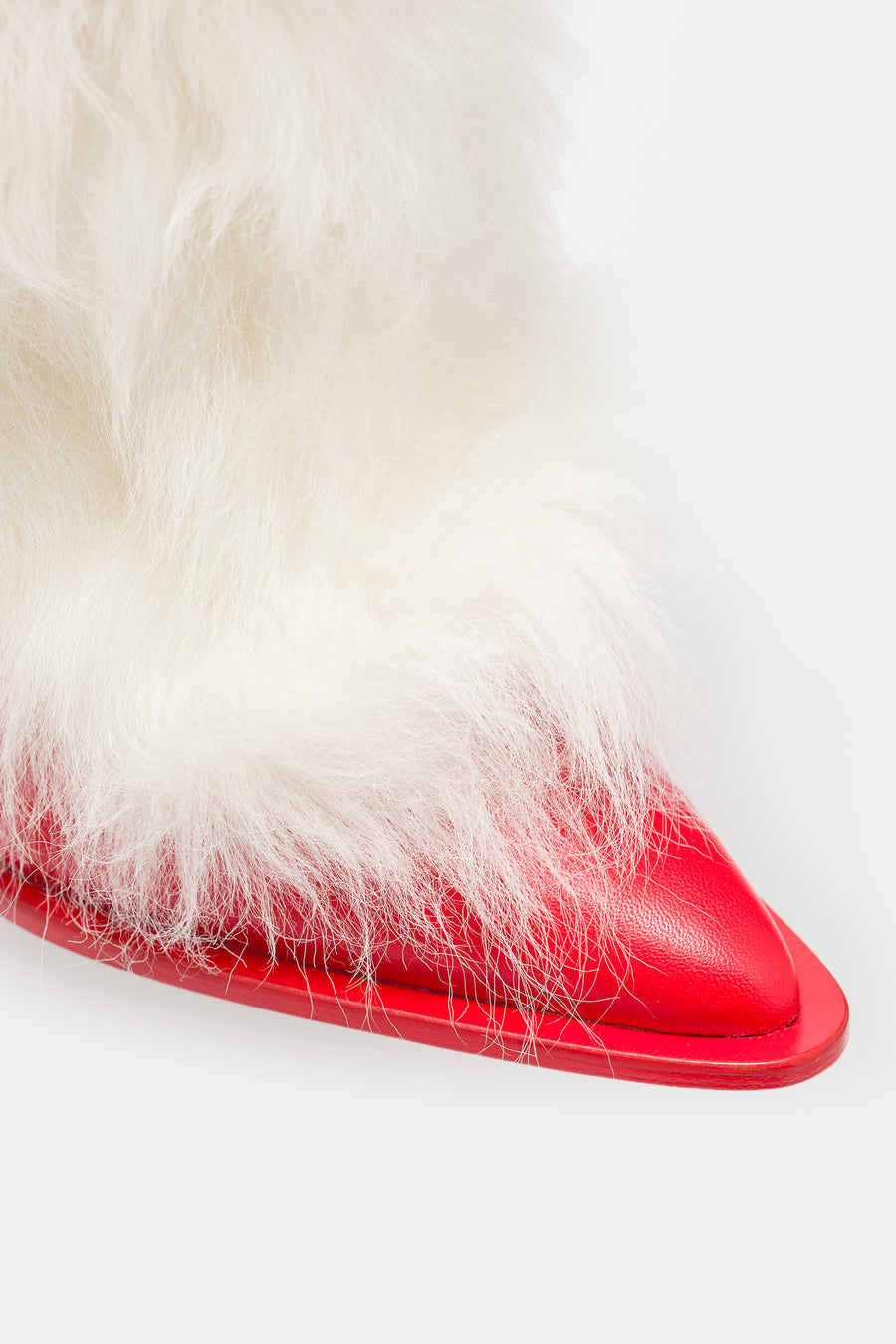 UGG Ambush Heel in White/Red - Notre