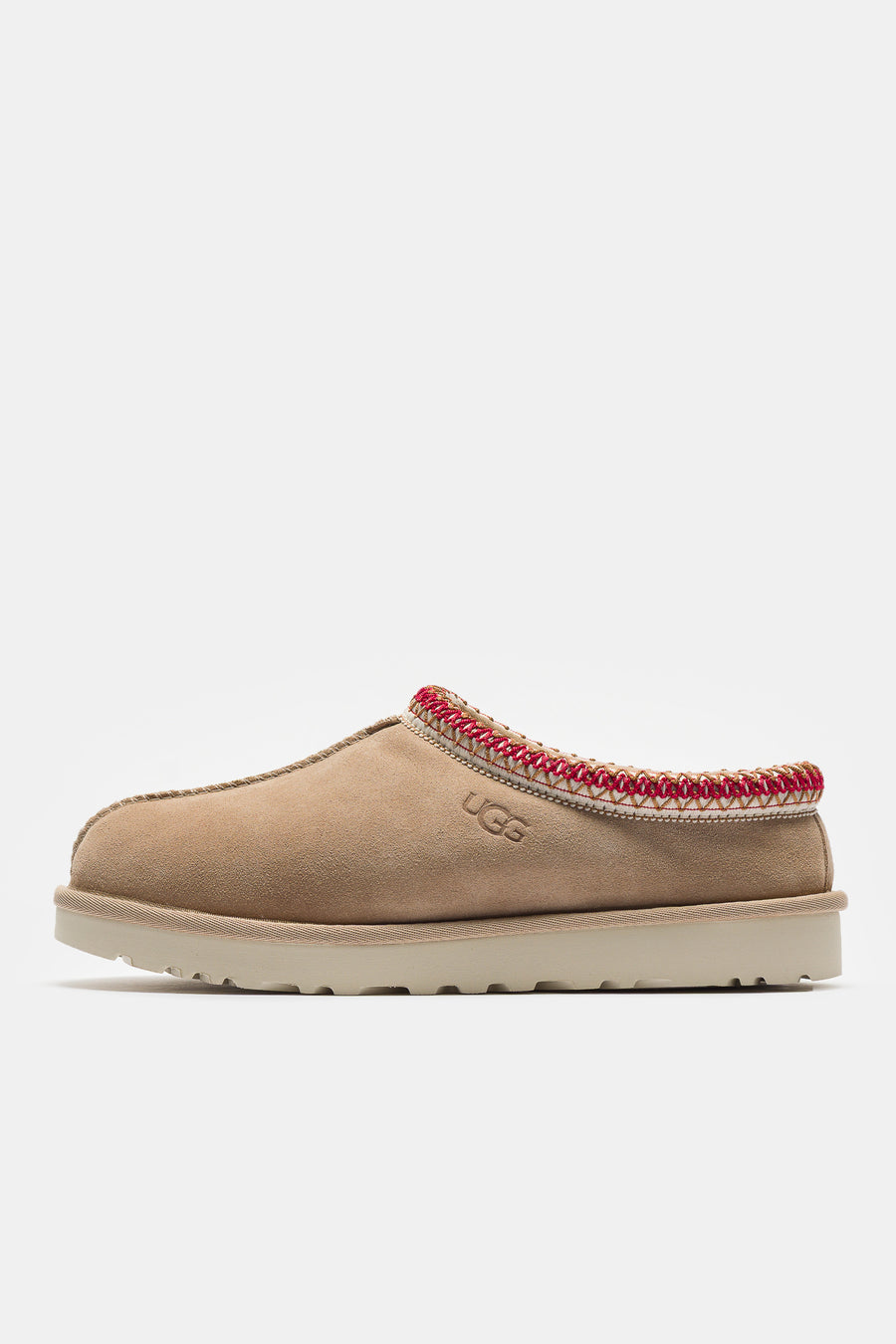 UGG Tasman II Slipper in Sand/Dark Cherry - Notre