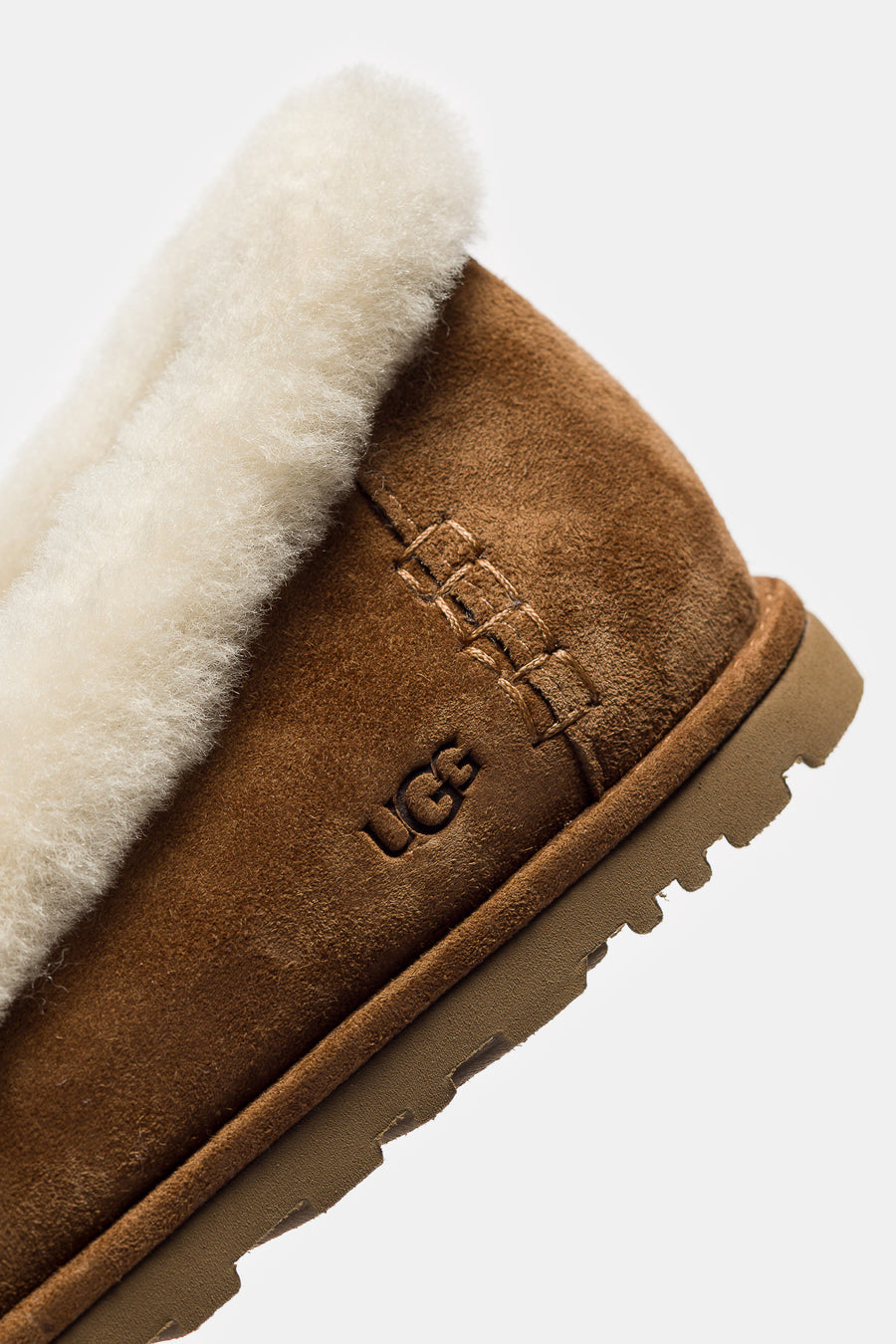 Zora Ballet Flat Slipper in Chestnut