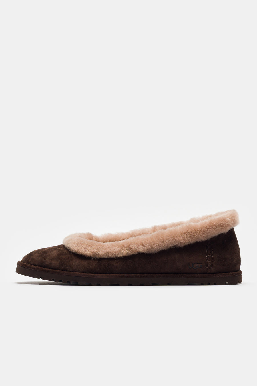 UGG Zora Ballet Flat Slipper in Dusted Cocoa - Notre