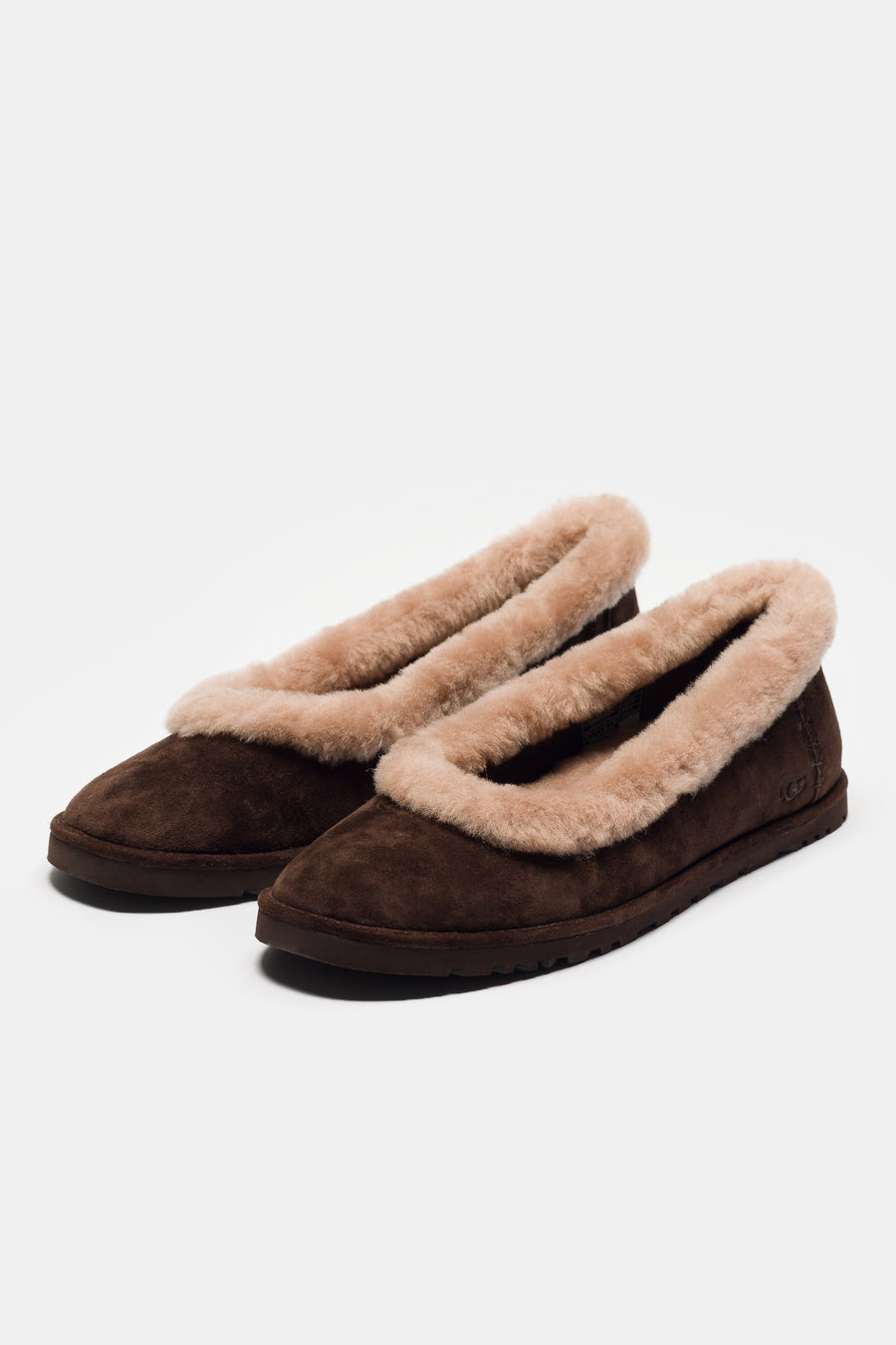 UGG Zora Ballet Flat Slipper in Dusted Cocoa - Notre