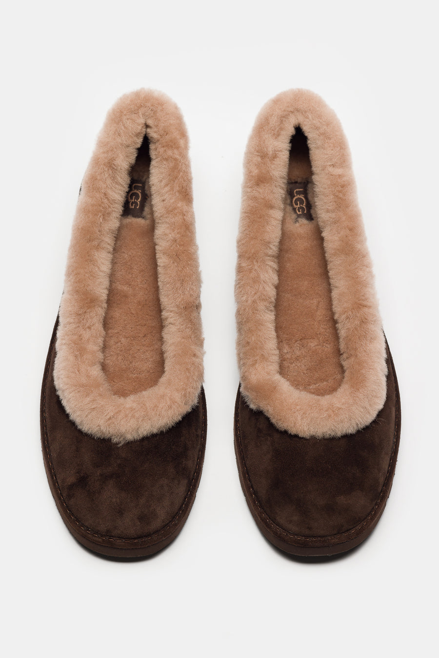 UGG Zora Ballet Flat Slipper in Dusted Cocoa - Notre