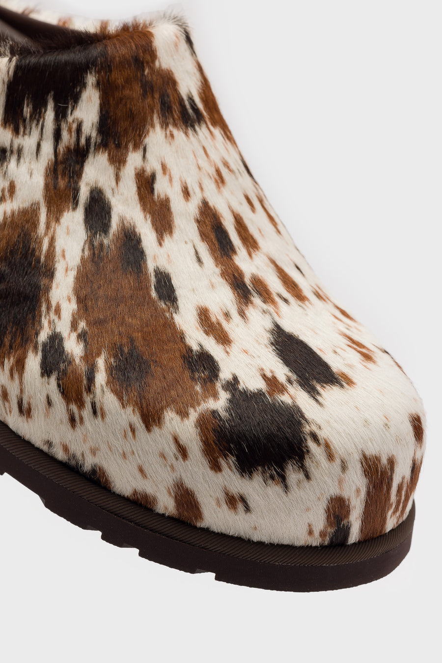 Otzo Western Clog in Brown Multi