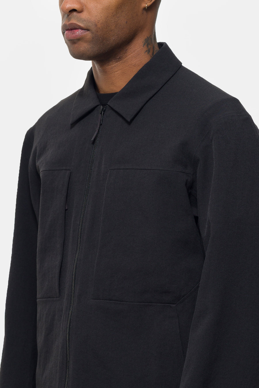Arc’teryx Veilance Mionn Softshell Overshirt in Black - Notre