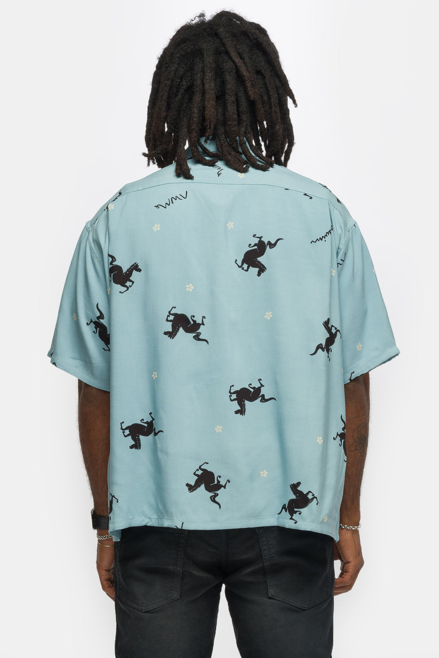visvim Crosby S/S Shirt in Light Green - Notre