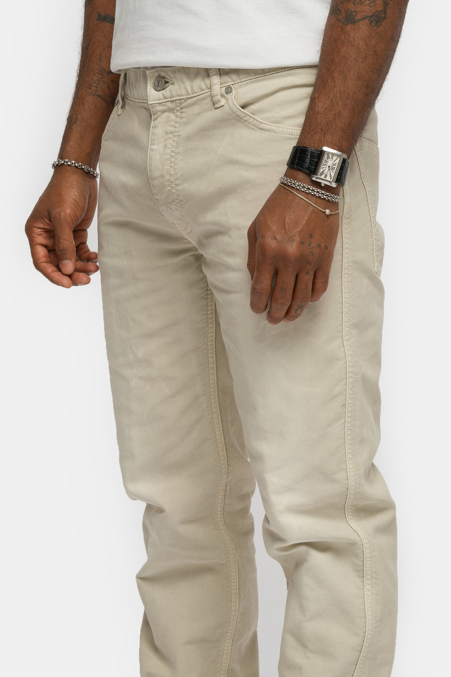 Fluxus 03 G. Cord Pant in Ivory - VISVIM