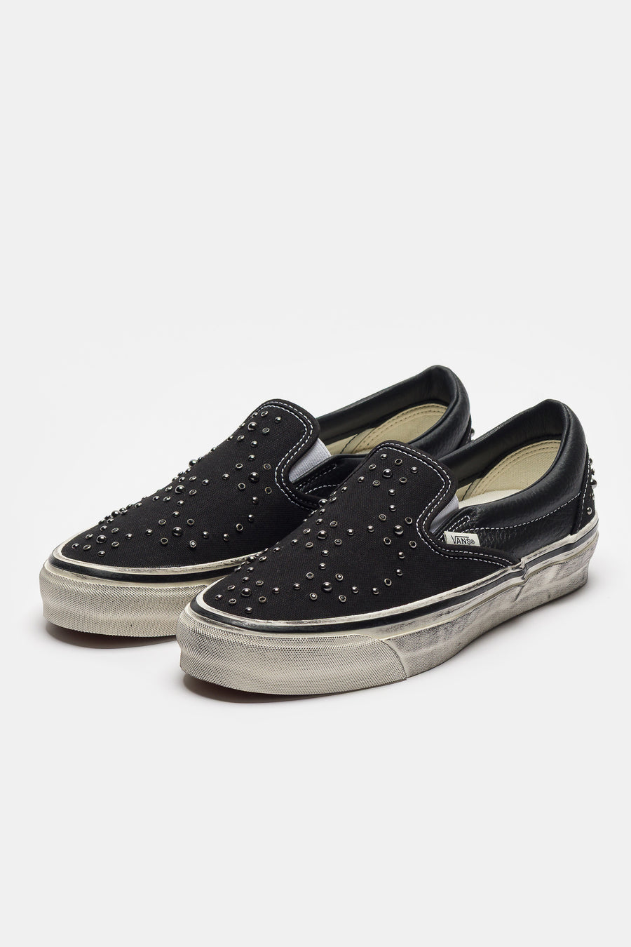 Vans LX Classic Slip-On 98 Sneaker in Pearlized Black/Black - Notre