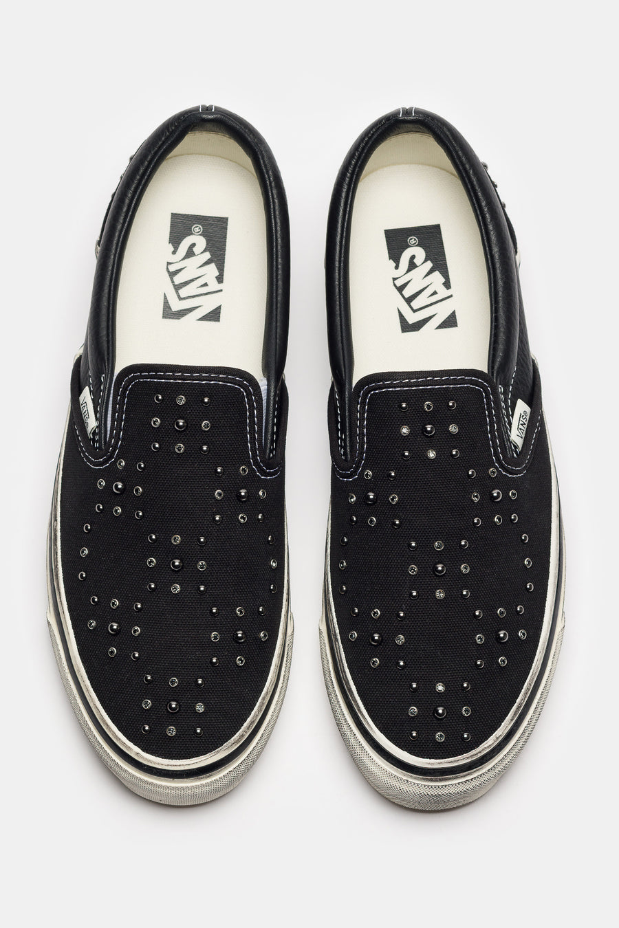 Vans LX Classic Slip-On 98 Sneaker in Pearlized Black/Black - Notre
