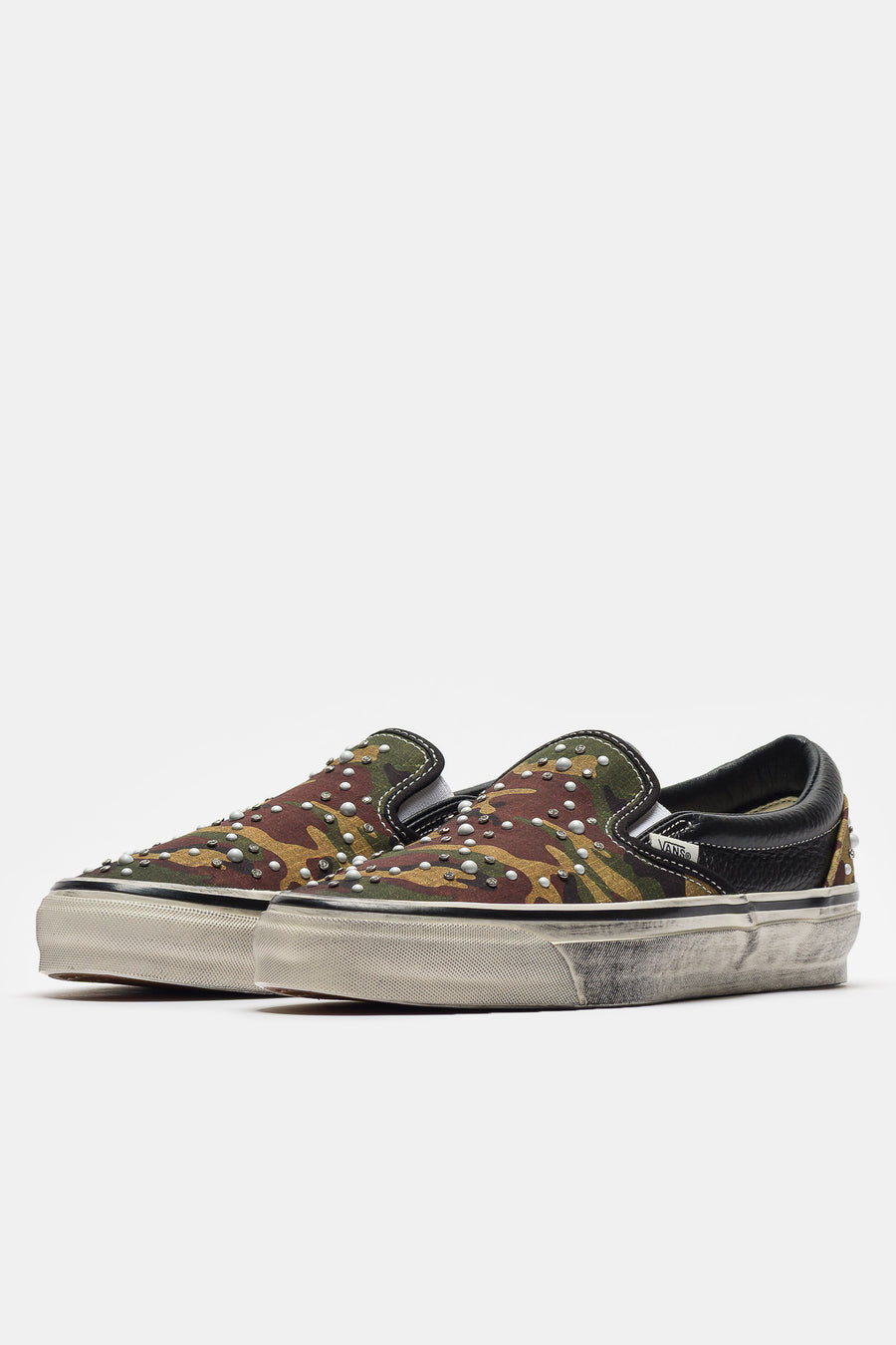 Vans LX Classic Slip-On 98 Sneaker in Pearlized Camo/Black - Notre