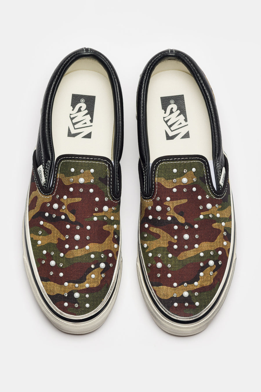 Vans LX Classic Slip-On 98 Sneaker in Pearlized Camo/Black - Notre