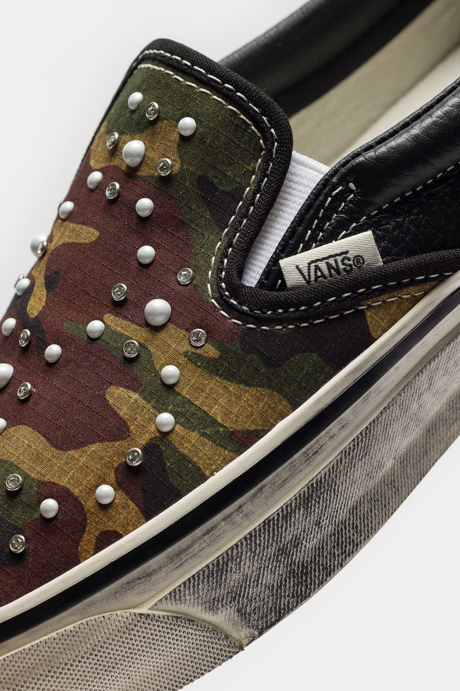 Vans LX Classic Slip-On 98 Sneaker in Pearlized Camo/Black - Notre