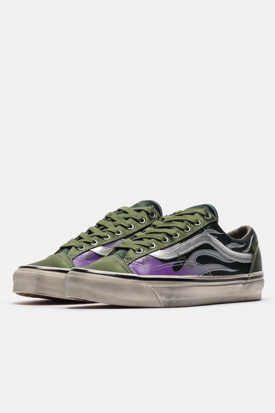 LX Old Skool 36 Sneaker in Archive Flame Green Balsalm