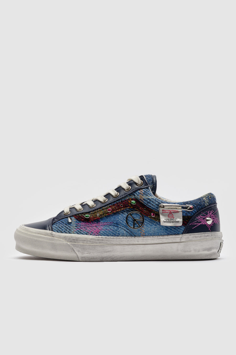 Vans Harris Tweed LX Old Skool 36 Sneaker in Navy/Multi - Notre