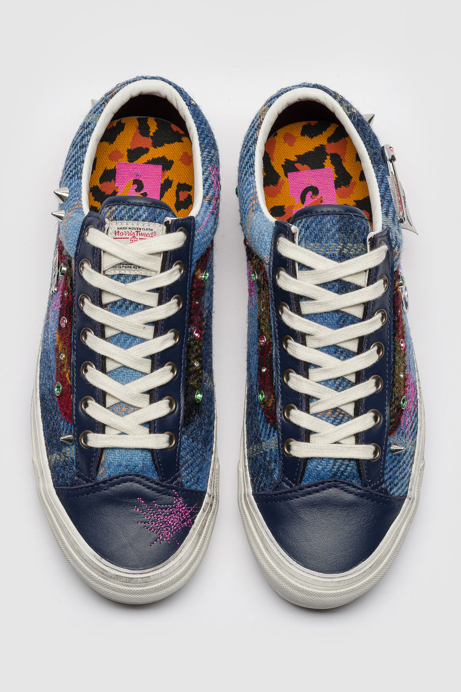 Vans Harris Tweed LX Old Skool 36 Sneaker in Navy/Multi - Notre