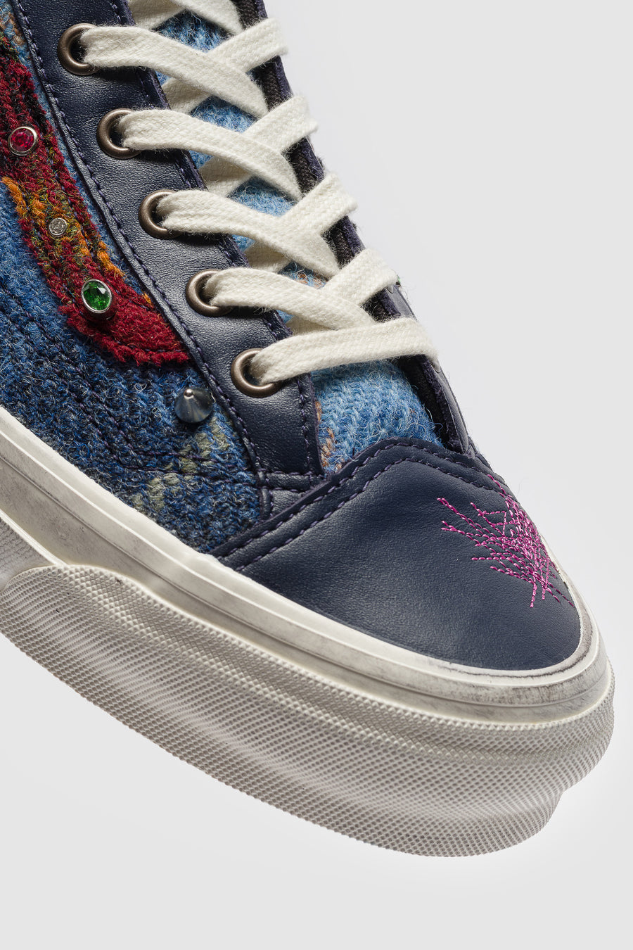 Vans Harris Tweed LX Old Skool 36 Sneaker in Navy/Multi - Notre
